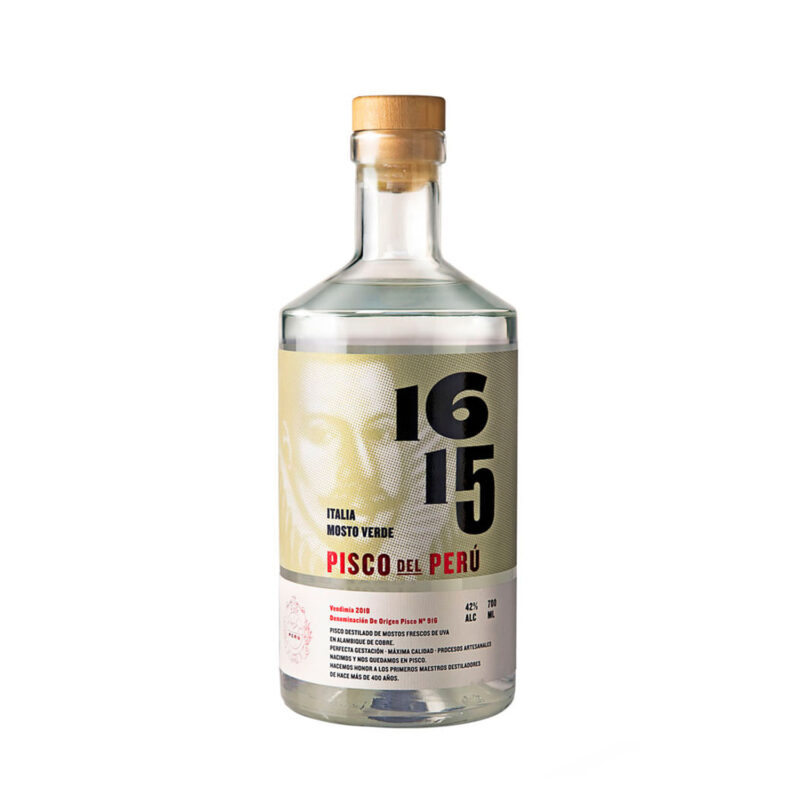 PISCO 1615 MOSTO VERDE ITALIA 700 ml.