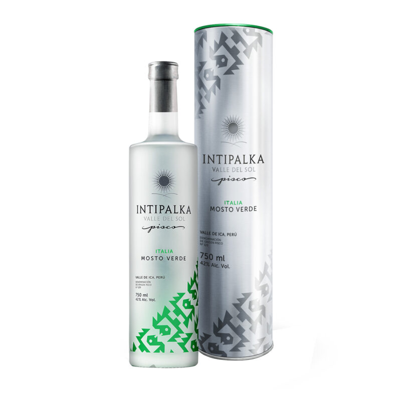 PISCO INTIPALKA <br>MOSTO VERDE ITALIA 750 ml.
