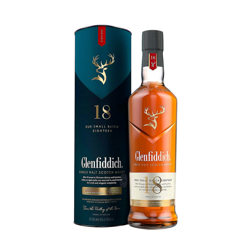 WHISKY GLENFIDDICH SINGLE <br>MALT 18 AÑOS 750 ml