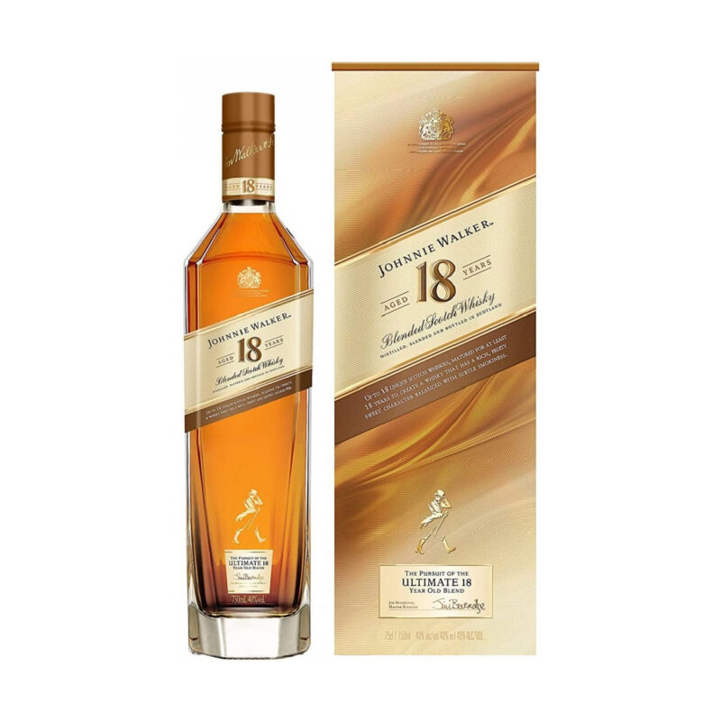WHISKY JW GOLD <br>  18 AÑOS 750 ml.